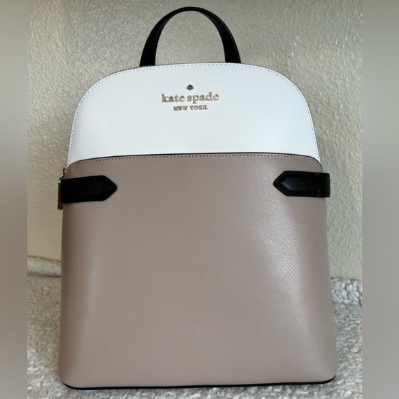 kate spade Handbags - KATE SPADE TRI-COLOR STACI DOME BACKPACK NWT